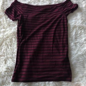 Guess brand off the shoulder top